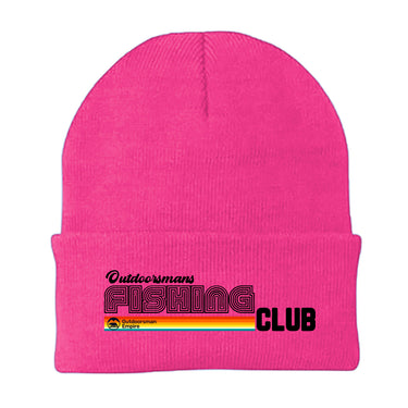 Outdoorsman Fishing Club Disco Embroidered Beanie